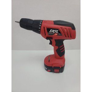 Battery Powered 12V Skil 2467 drill excellent condition with battery and 2 bits